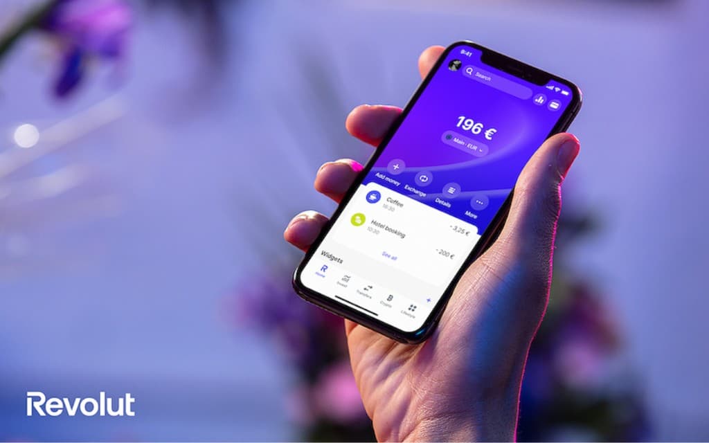 Revolut product screenshot