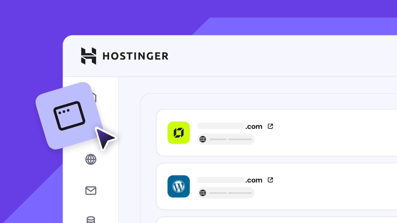 Hostinger product screenshot